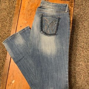 Bejeweled wrangler jeans